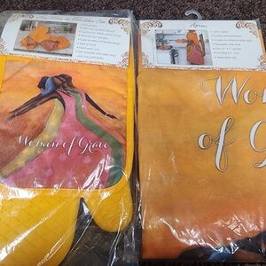 Apron and Oven Mitt Set